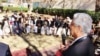 قادر بلوڅ یو غونډې ته وینا کوي