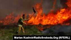 Пожежа на Полтавщині в квітні 2019 року