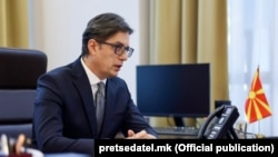 Македонскиот претседател Стево Пендаровски.