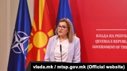 Македонија - Министерка за труд и социјална политика Јована Тренчевска