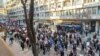 Протест за 22-годишната Фросина Кулакова, која загина во сообраќајна несреќа на булеварот „партизански одреди“ во Скопје, 31.-1.2025 година. 