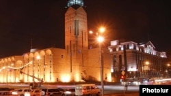 Armenia - The Yerevan municipality building.
