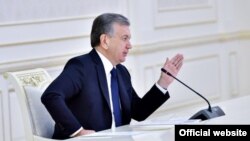 Ўзбекистон президенти Шавкат Мирзиёев.