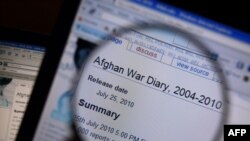 Официальные лица США выражают тревогу относительно последствий обнародования секретных документов, касающихся афганской кампании