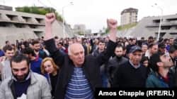 Антиурядовий протест у Єревані, Вірменія, 20 квітня 2018 року