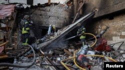 Наслідки одного з попередніх російських обстрілів Херсона, грудень 2023 року