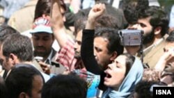 در گزارش وزارت امور خارجه آمریکا، برخورد با تجمعات فعالان حقوق زنان و کارگران نمونه ای از نقض حقوق بشر در ایران اعلام شده است.( عکس: ایسنا)