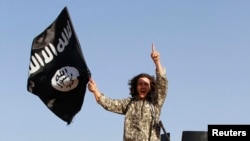An Islamic State fighter in Syria.