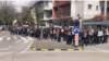 „Марш за ангелите“ на улиците во Кочани, организиран од семејствата на починатите во пожарот, 5 април 2025