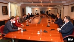 Претставници на партиите кои се дел од владината коалиција.
