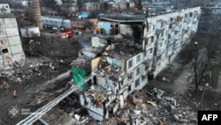 Последици од ракетниот напад во градот Полтава