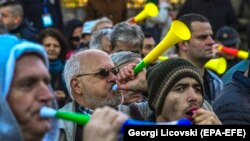 Protest pred zgadom Krivičnog suda, Skoplje