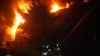 This handout photograph released by the State Emergency Service of Ukraine on March 11, 2025, shows firefighters extinguishing a fire following a strike in Odesa, amid the Russian invasion of Ukraine. (Photo by Handout / STATE EMERGENSY SERVICE OF UKRAIN