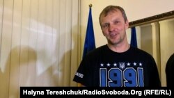 Ігор Мазур, український ветеран війни з російськими гібридними силами на Донбасі. Люблін, 10 листопада 2019 року 