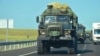 Колона російської військової техніки. Крим