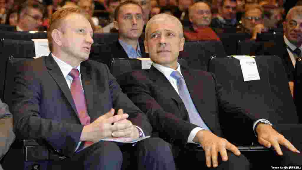 Dragan Đilas i Boris Tadić, Beograd, 25. novembar 2012.