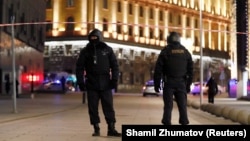 Силовики біля будівлі ФСБ Росії в Москві, 19 грудня 2019 року